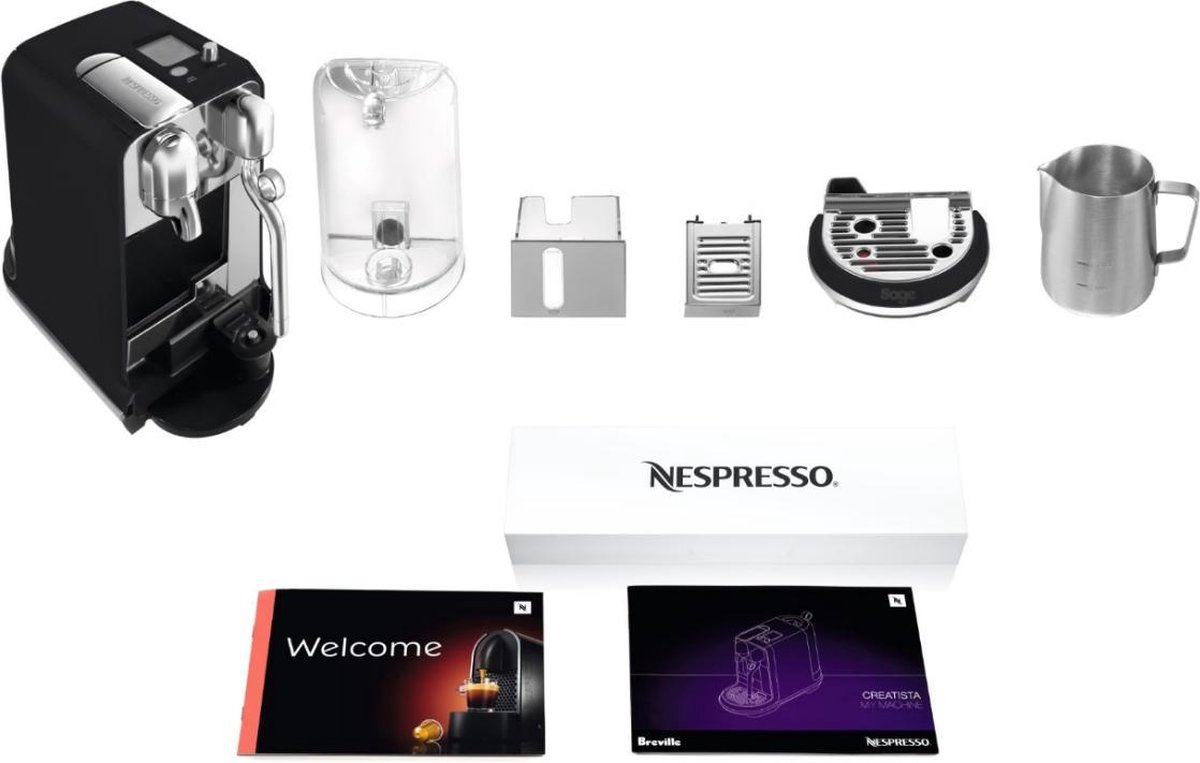 Sage Nespresso Creatista Plus SNE800BTR Black Truffel - Zwart