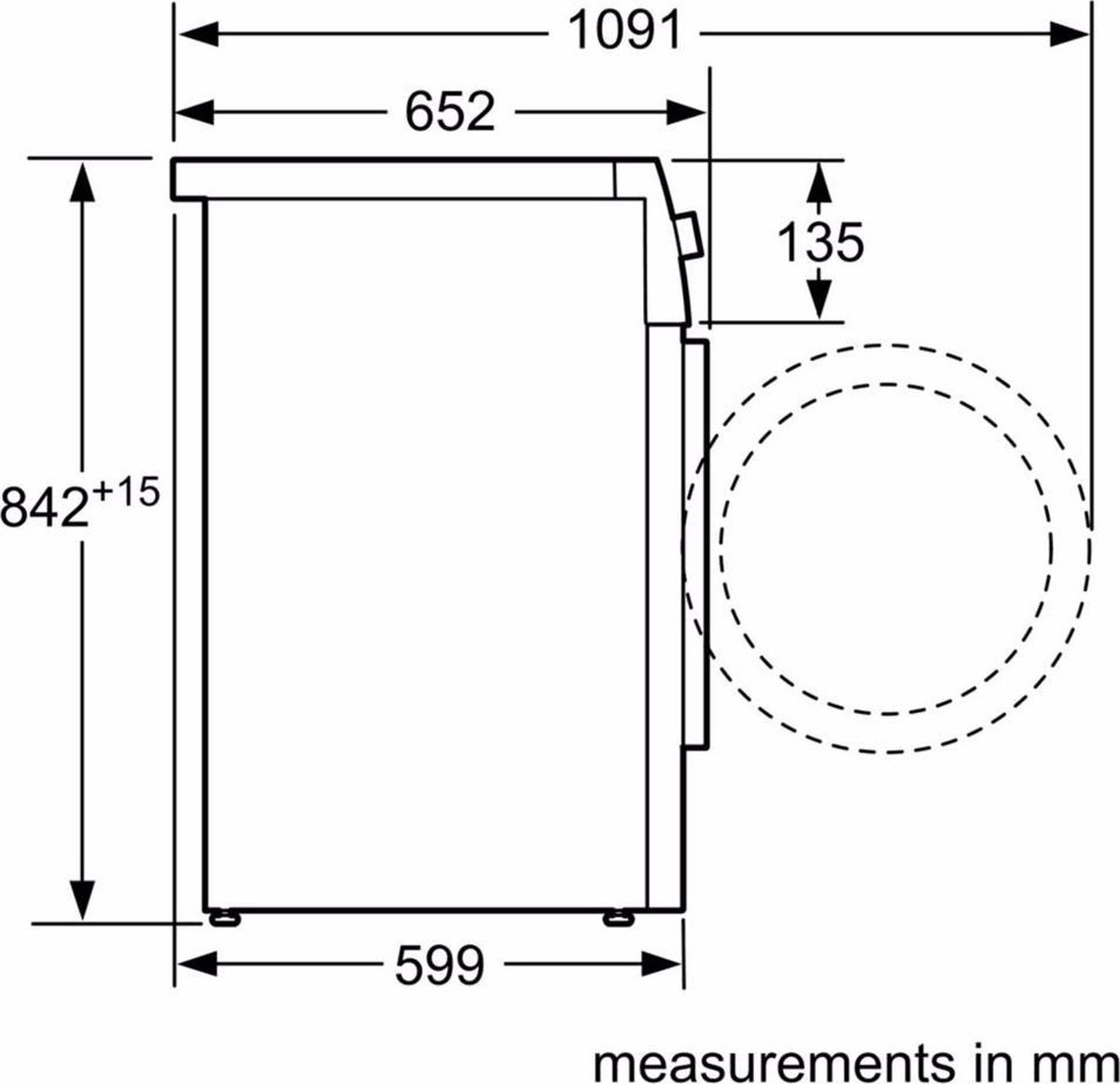 Bosch WTN83202NL - Wit