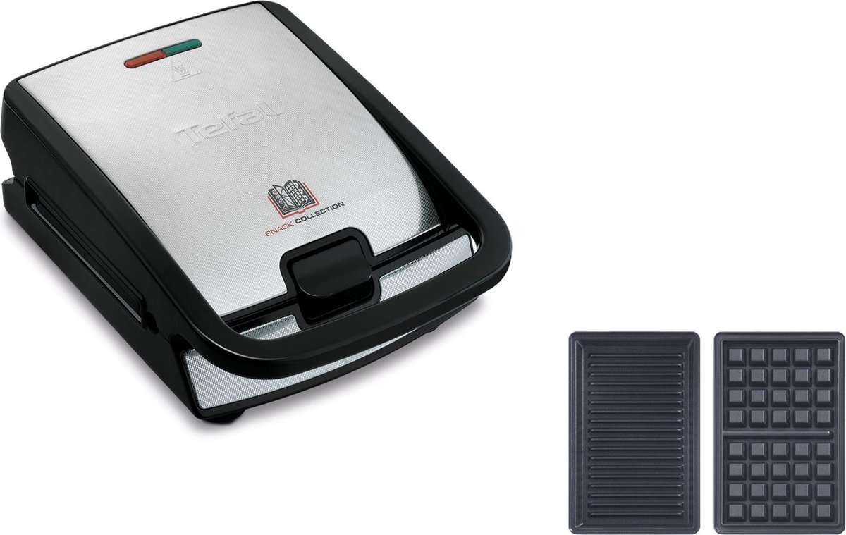 Tefal Multisnack Snack Collection SW857D - Zwart