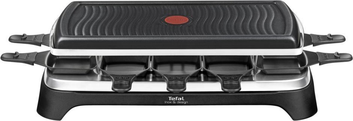 Tefal Gourmet 10 Inox & Design RE4588 - Zwart