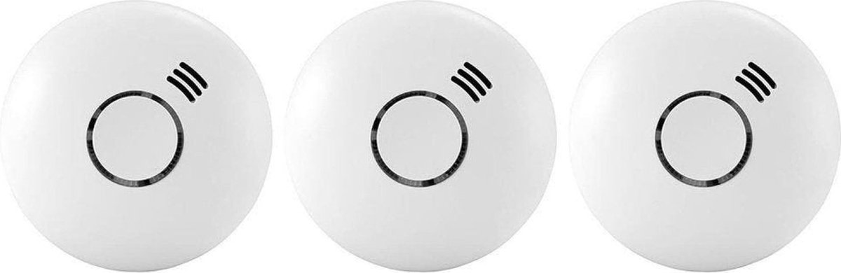 Alecto SA-43 (1 jaar) 3-Pack - Wit