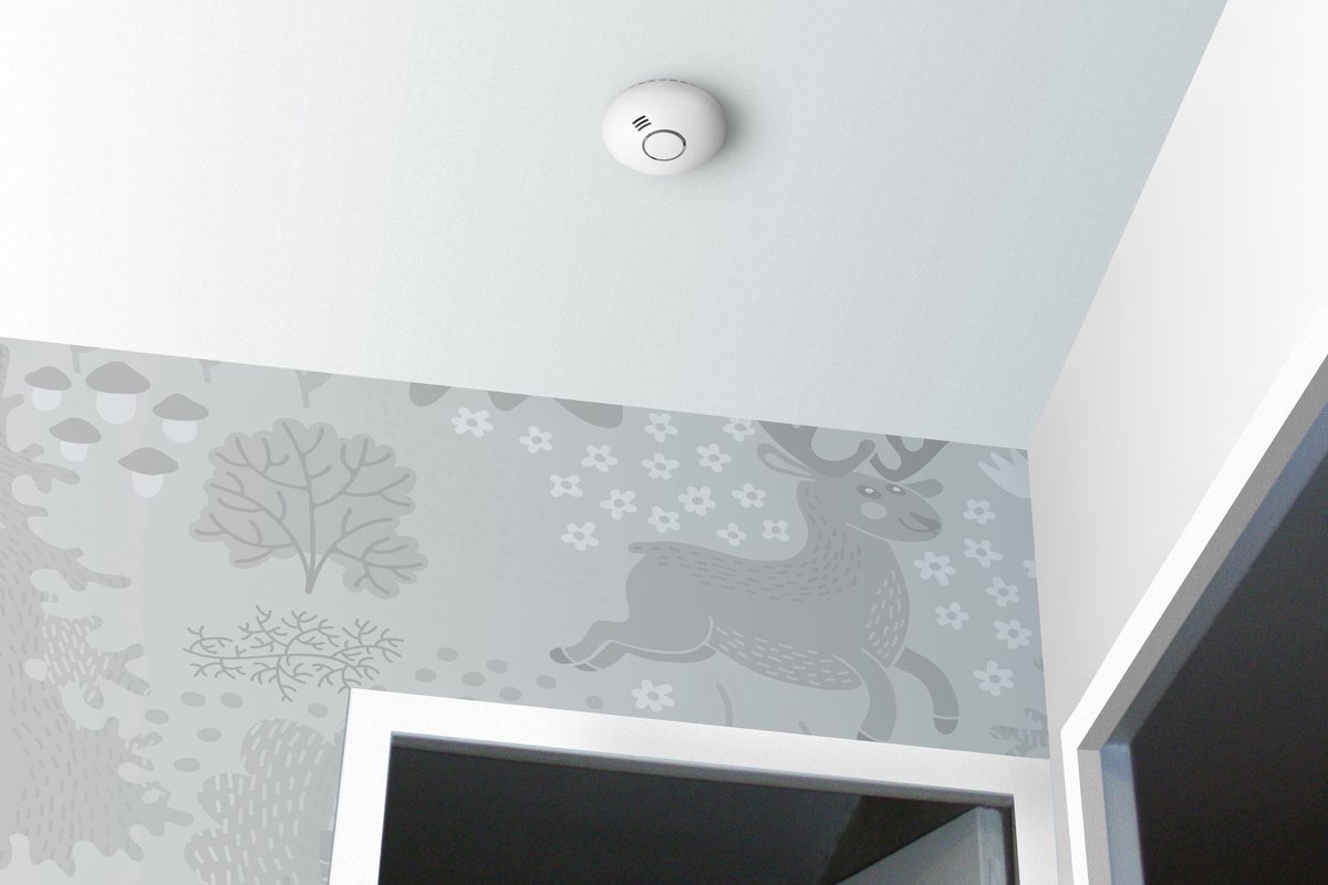 Alecto SA-43 (1 jaar) 3-Pack - Wit