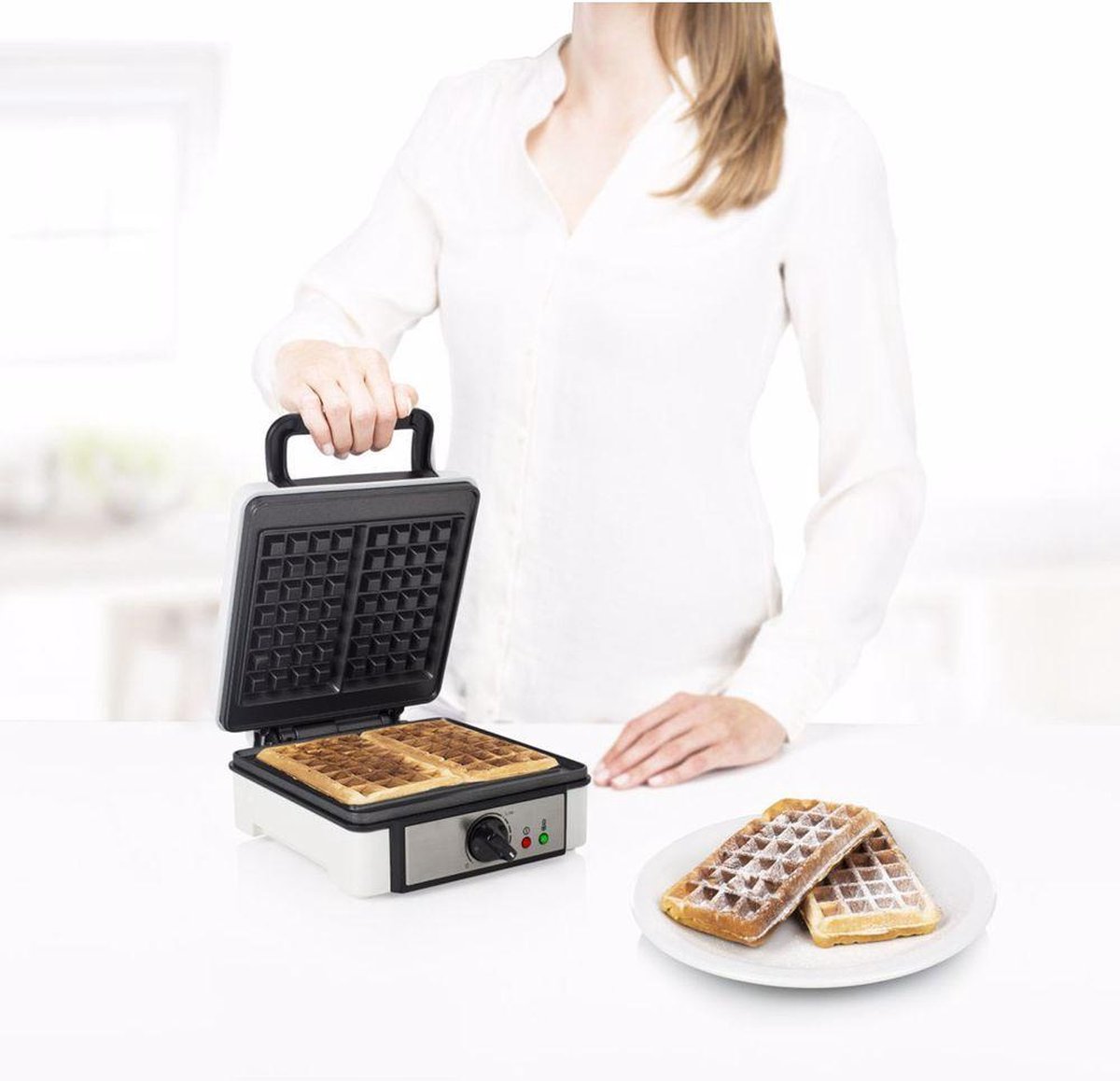 Princess 132397 Wafelijzer - Zwart