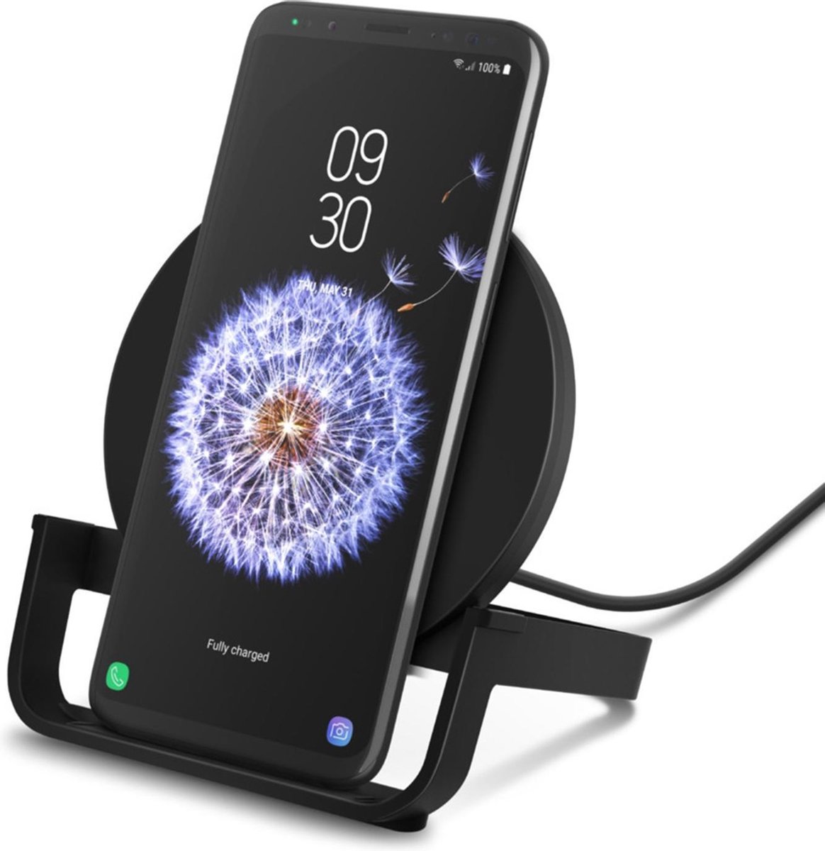 Belkin Wireless Charging Stand 10 Watt met Quick Charge 3.0-wandlader - Zwart