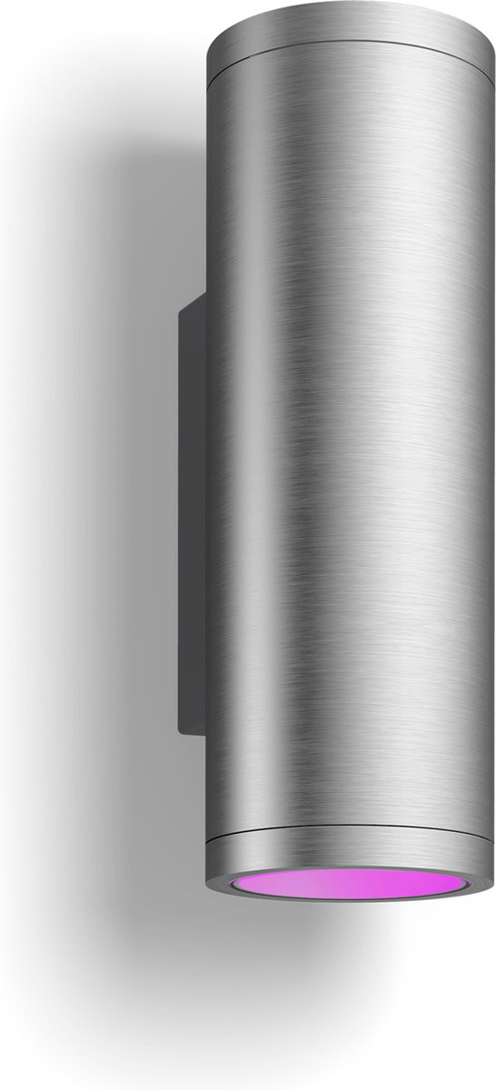 Philips Appear muurlamp White & Color - RVS - Silver