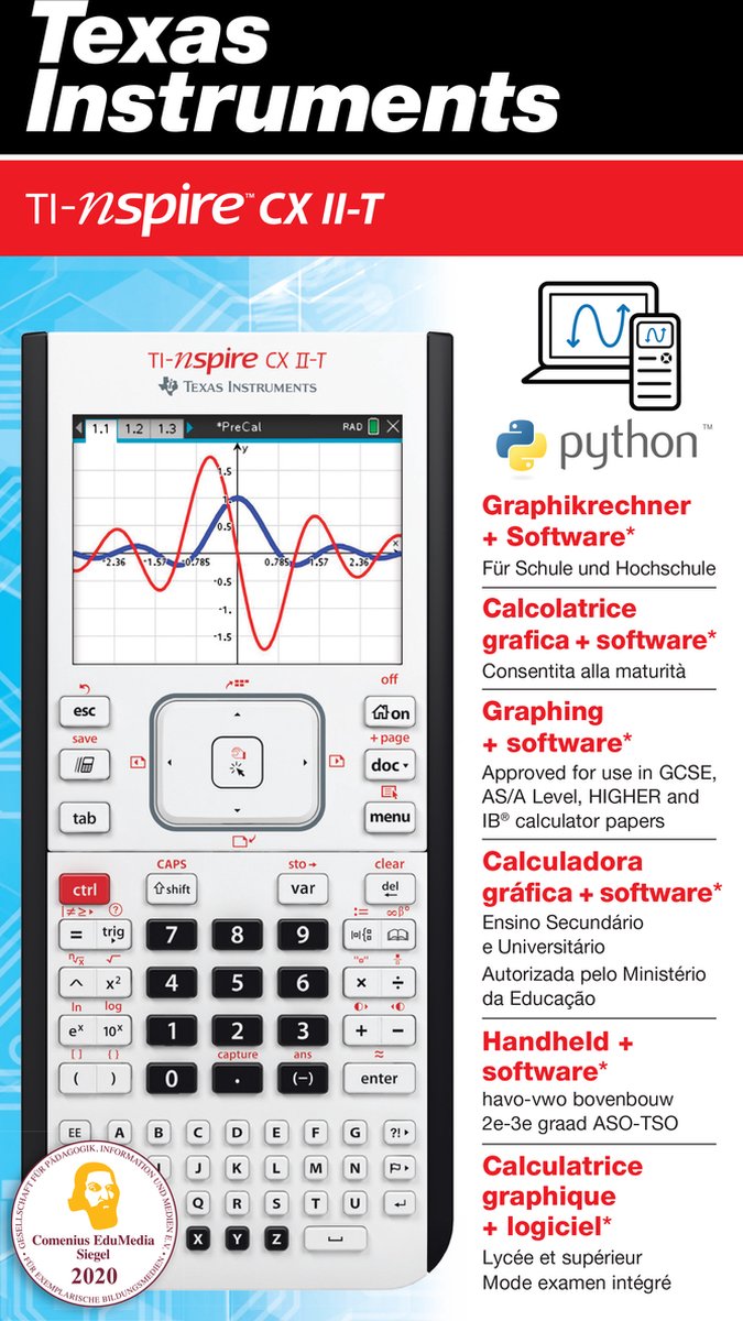 Texas Instruments TI-Nspire CX II-T