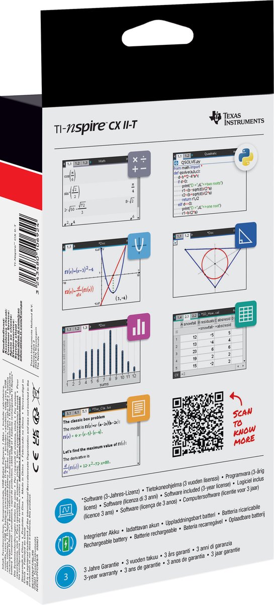 Texas Instruments TI-Nspire CX II-T