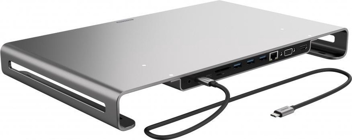 Sitecom CN-409 USB-C Multiport Pro Monitor Stand met PD Sitecom CN-409 USB-C Multiport Pro Monitor Stand met PD