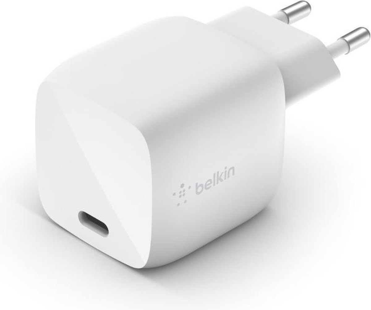 Belkin Power Delivery GaN Oplader met Usb C Poort 30W