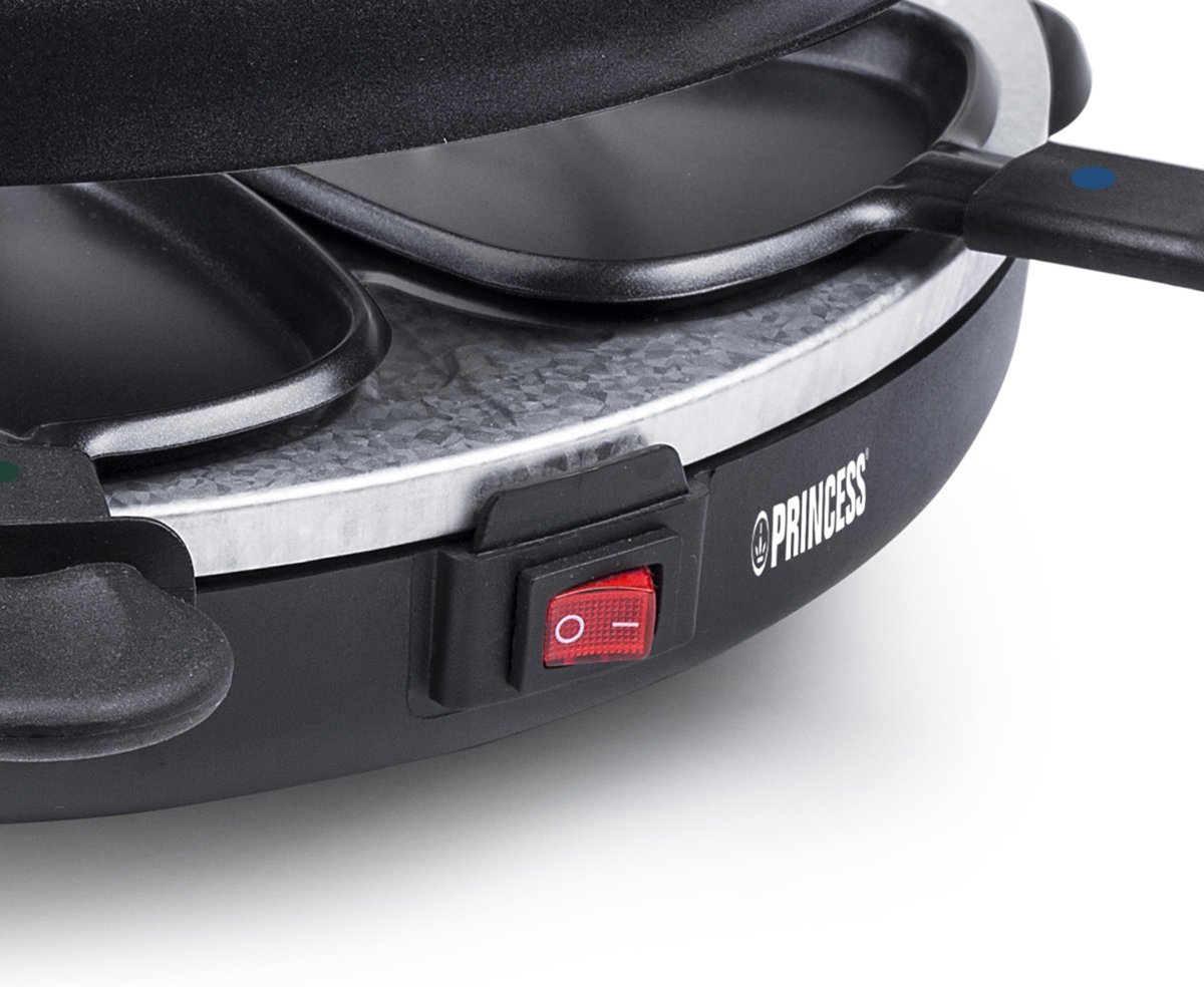 Princess Raclette 6 Grill Party 162725 - Zwart