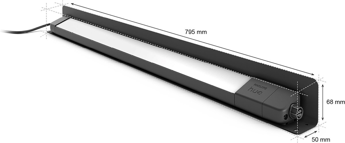 Philips Amarant verstraler White & Color - Zwart