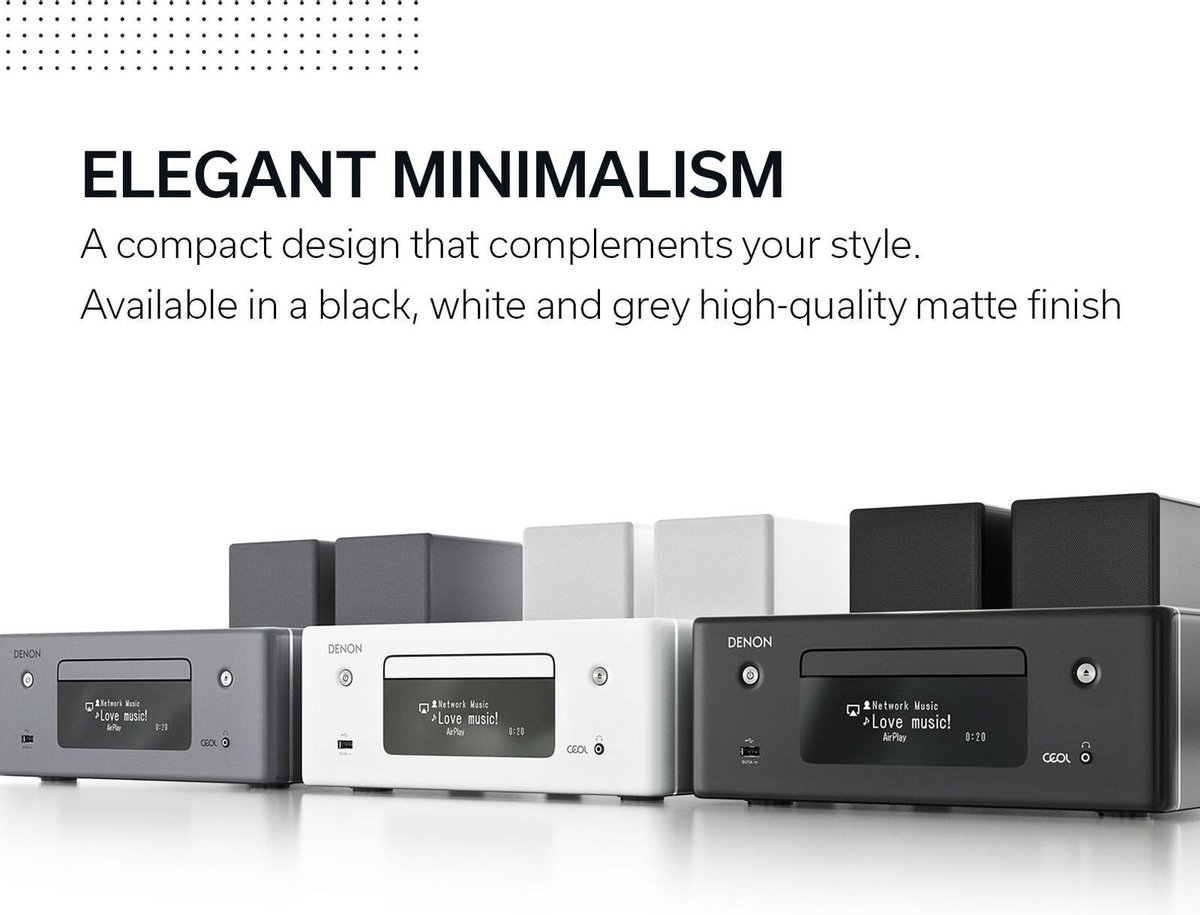 Denon RCD-N10 - Wit