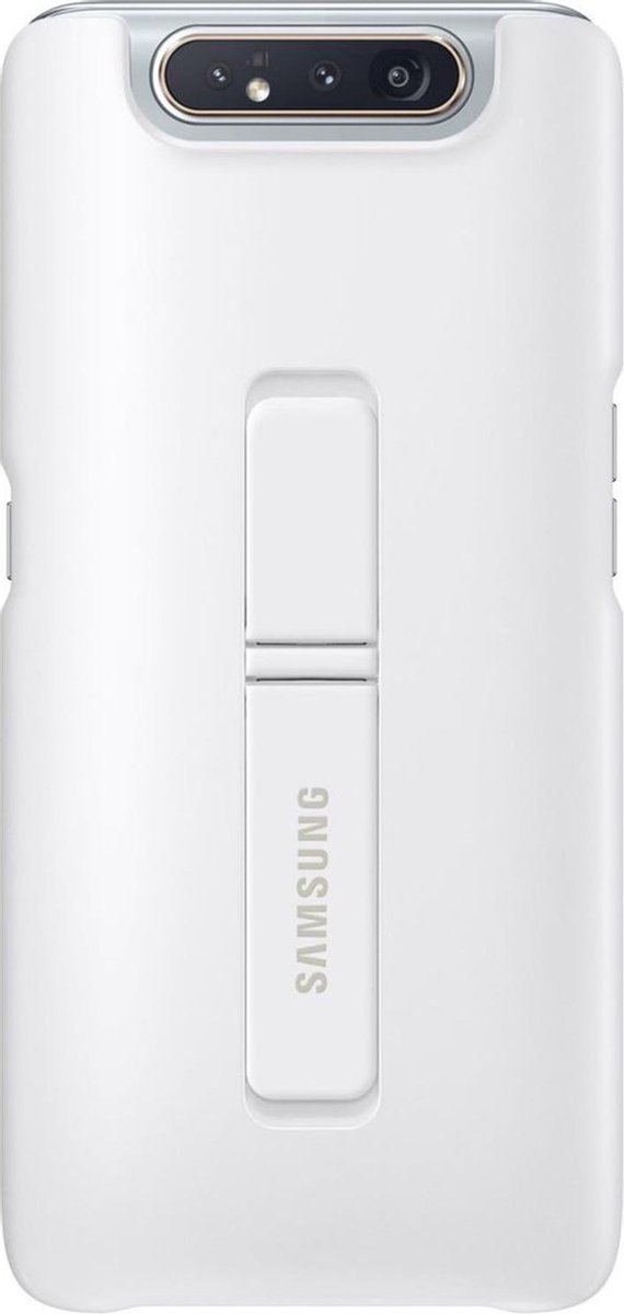 Samsung Galaxy A80 Standing Cover Back Cover - Wit