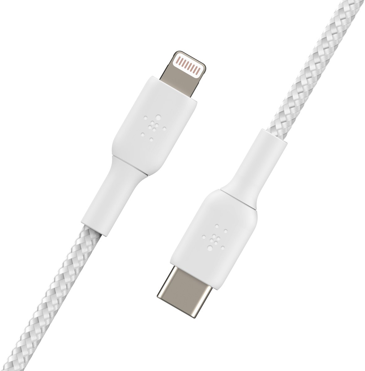 Belkin Usb C naar Lightning Kabel 1m Nylon - Wit