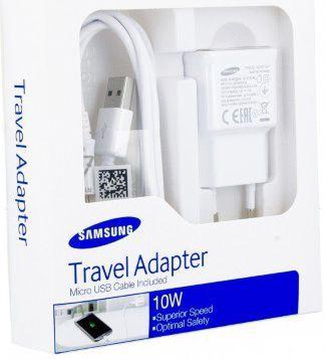 Samsung Travel Adapter + Micro-USB-kabel - Wit