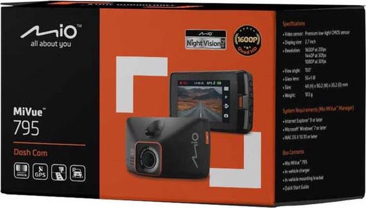 Mio MiVue 795 - Zwart