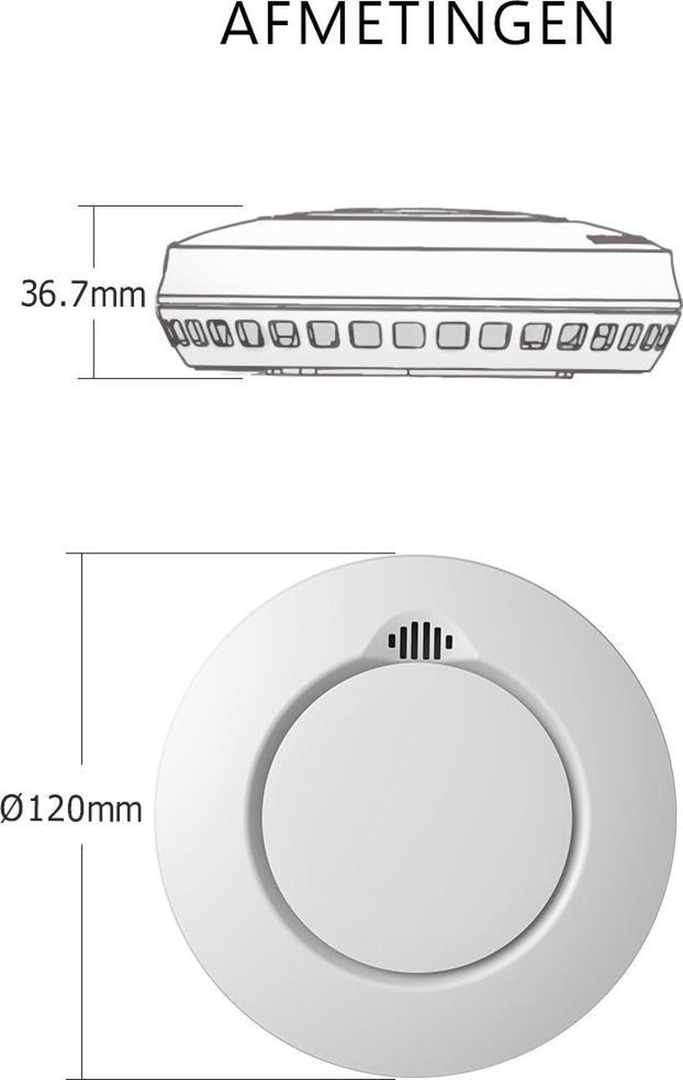 ELRO Connects FZ5002R (2 jaar) Duo Pack - Wit