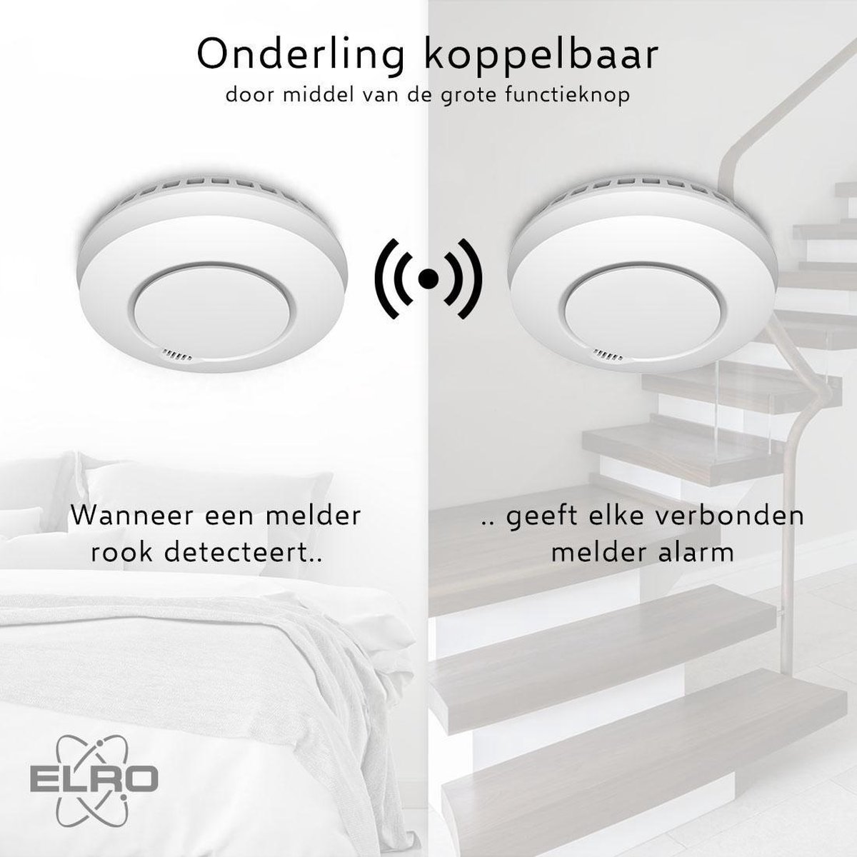 ELRO Connects FZ5002R (2 jaar) Duo Pack - Wit