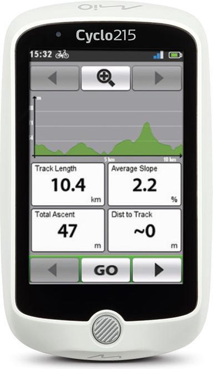 Mio Cyclo 215 Europa - Zwart