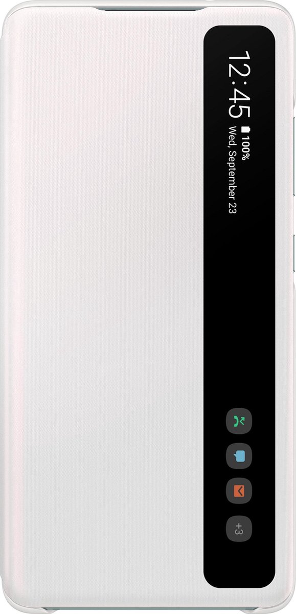 Samsung Galaxy S20 FE Clear View Book Case - Blanco