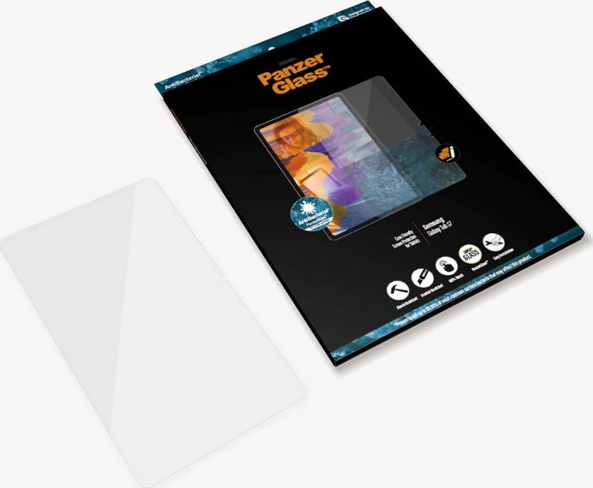 PanzerGlass Case Friendly Samsung Galaxy Tab S7 Screenprotector Glas
