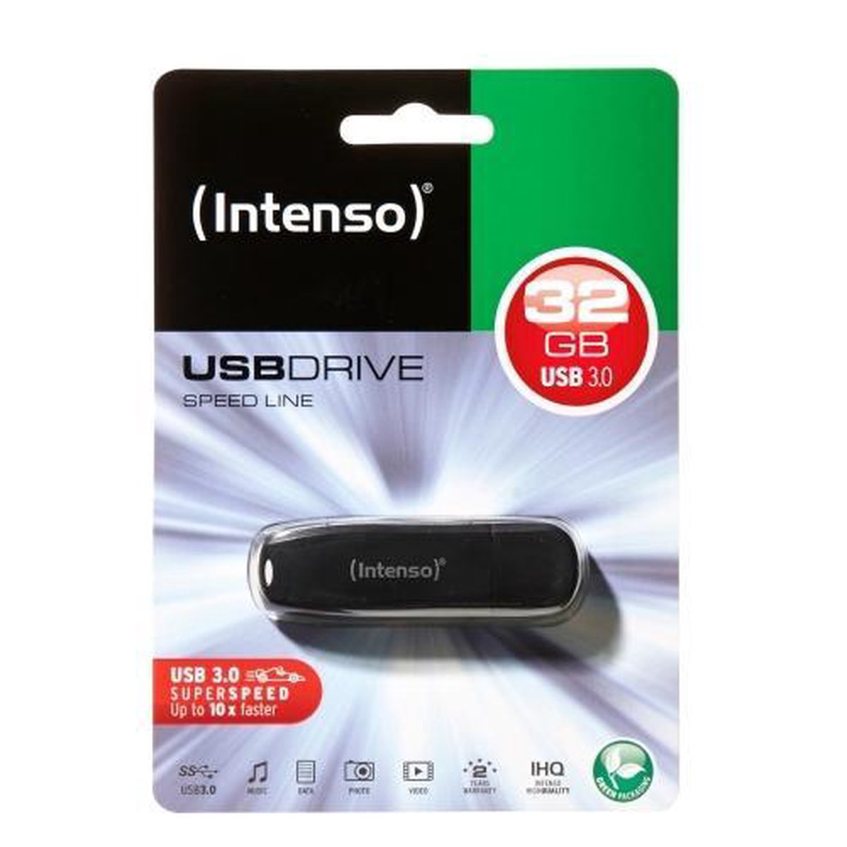 Intenso Speed Line - USB-stick - 32 GB - Zwart