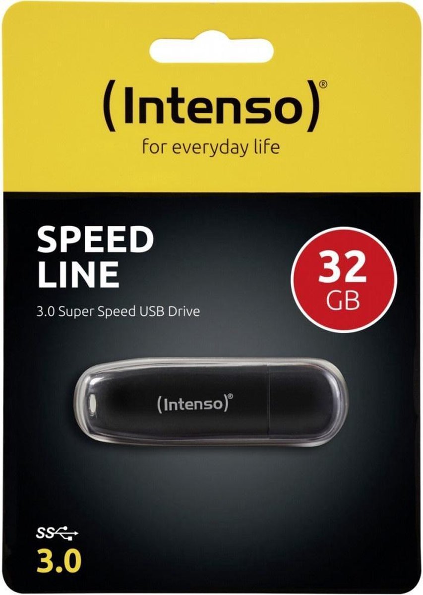 Intenso Speed Line - USB-stick - 32 GB - Zwart