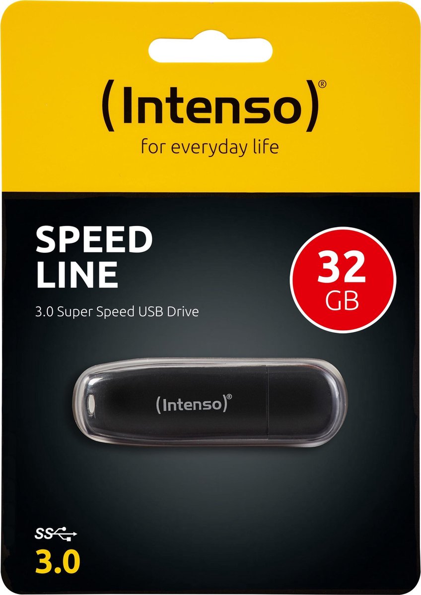 Intenso Speed Line - USB-stick - 32 GB - Zwart