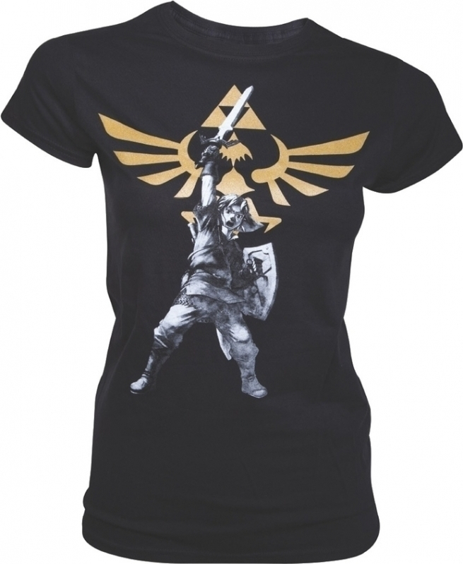 Difuzed Zelda Black Logo Female T-Shirt