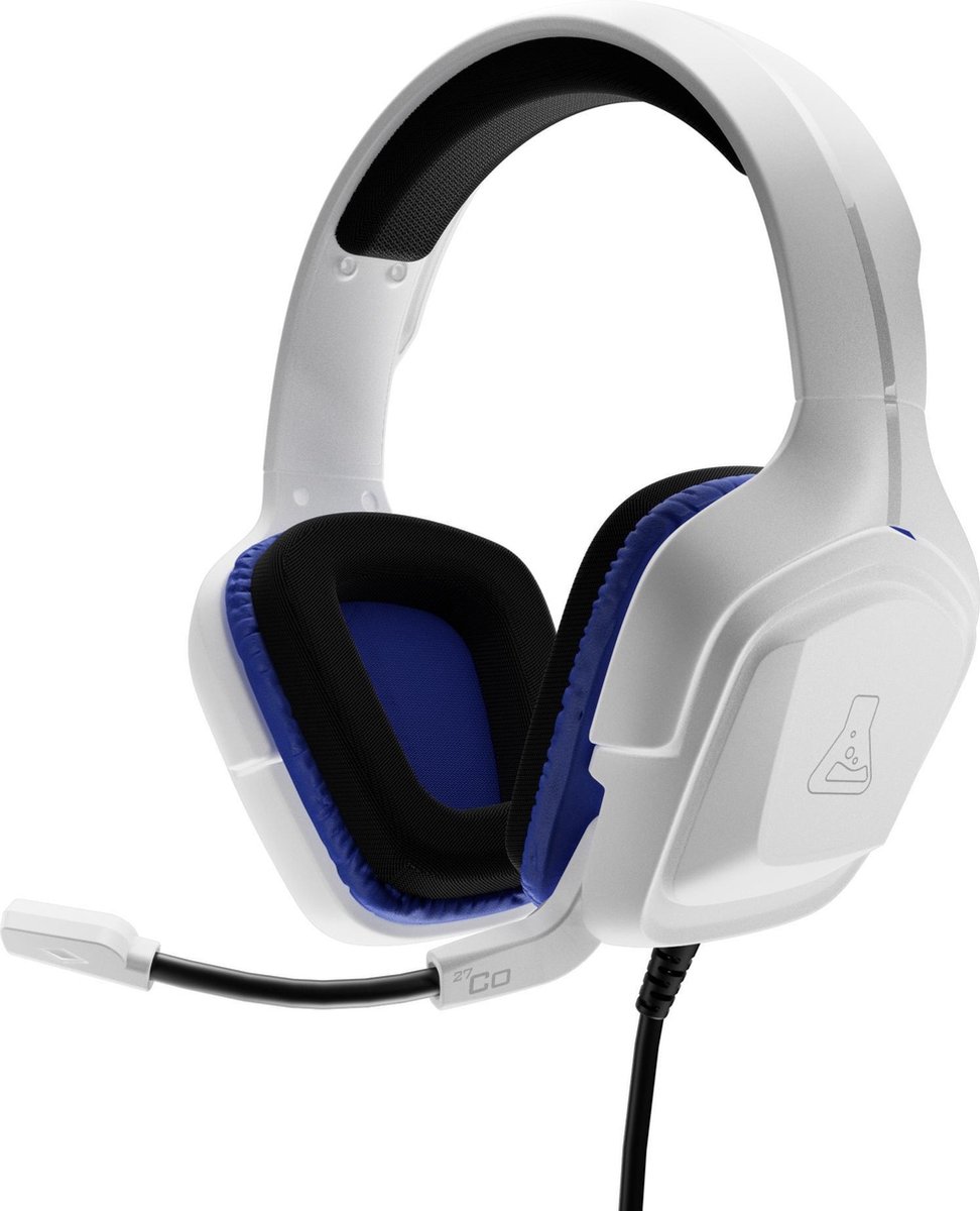 The G-Lab Cobalt Gaming Headset PC/PS4 - Blanco