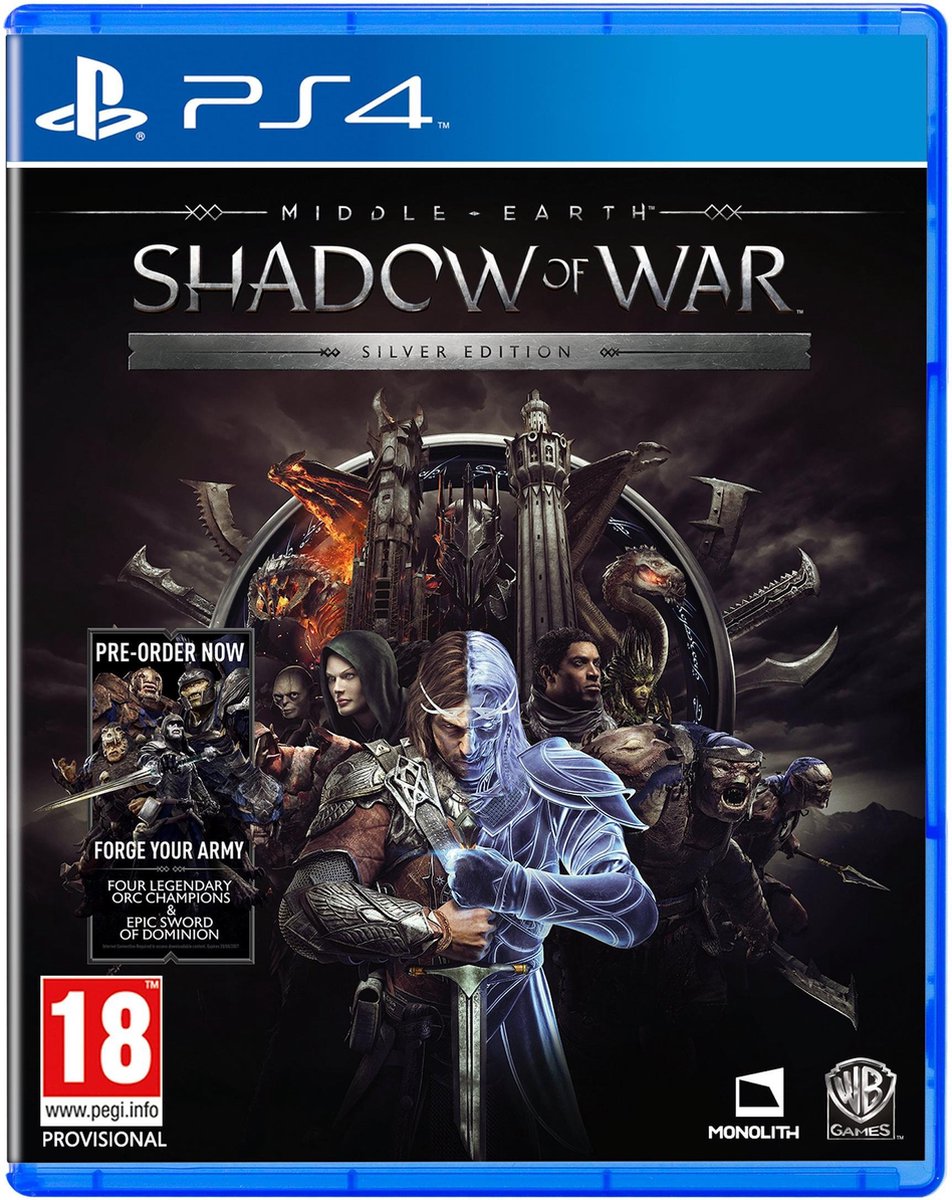 Middle-Earth: Shadow of War Edition - Silver