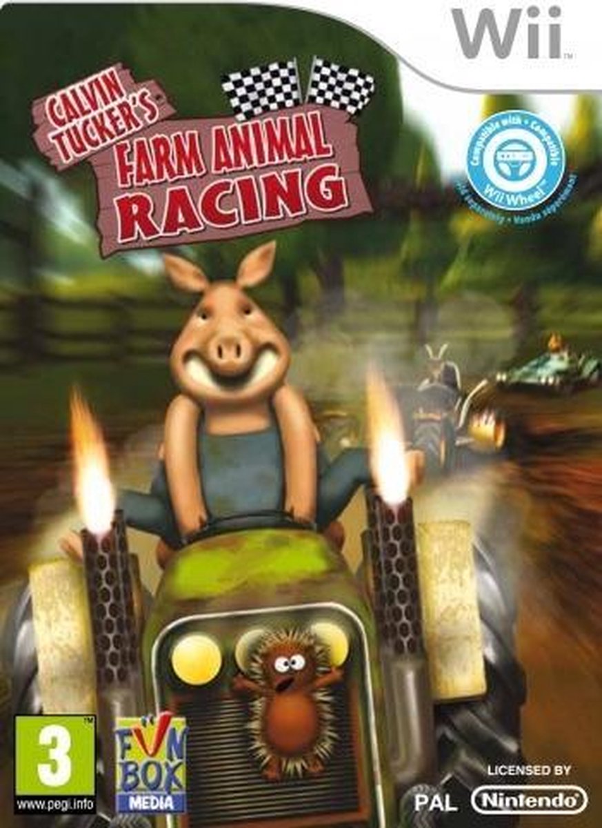 Funbox Calvin Tuckers Farm Animal Racing