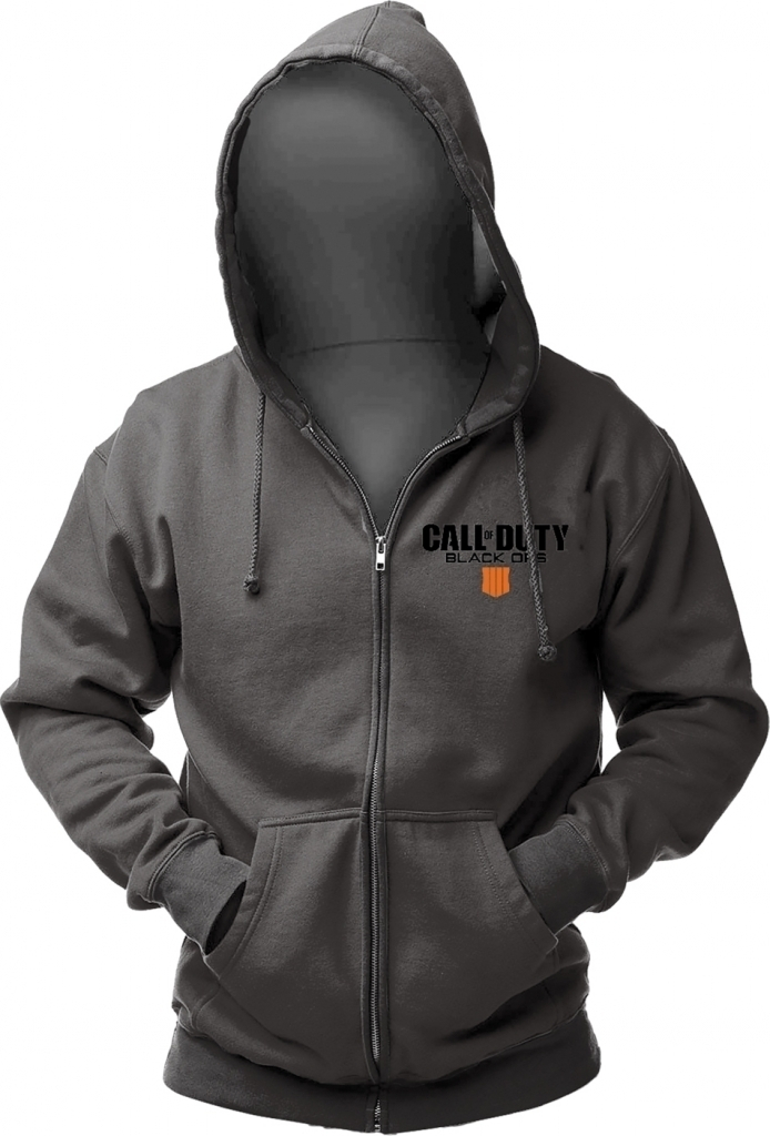 Gaya Entertainment Call of Duty Black Ops 4 Zip-up Hoodie Patch Grey