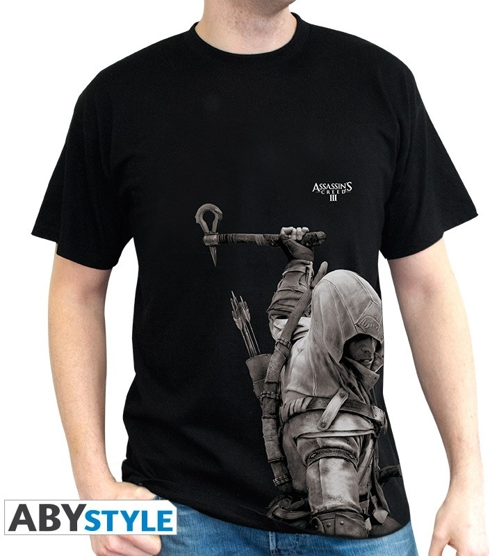 Abystyle Assassin's Creed - AC III Connor Men's T-shirt Black