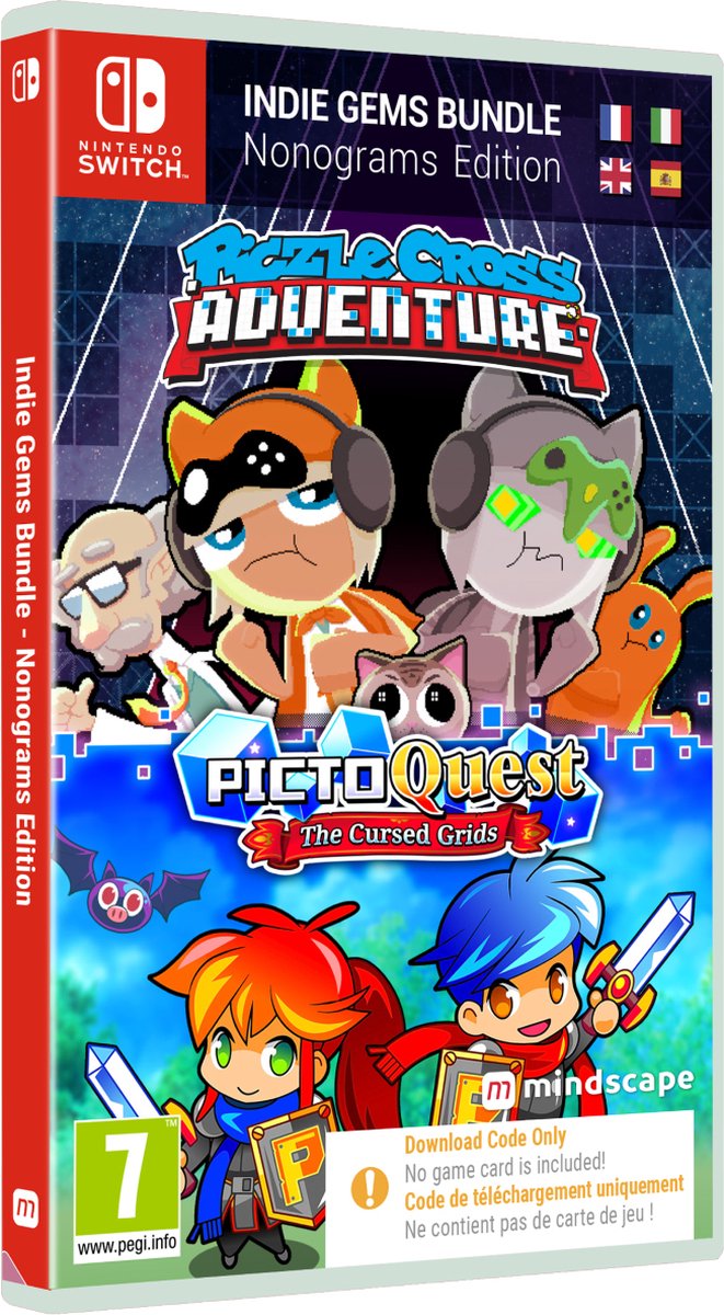 Mindscape Piczle Cross Adventure + PictoQuest: Puzzle Bundle (Code in a Box)