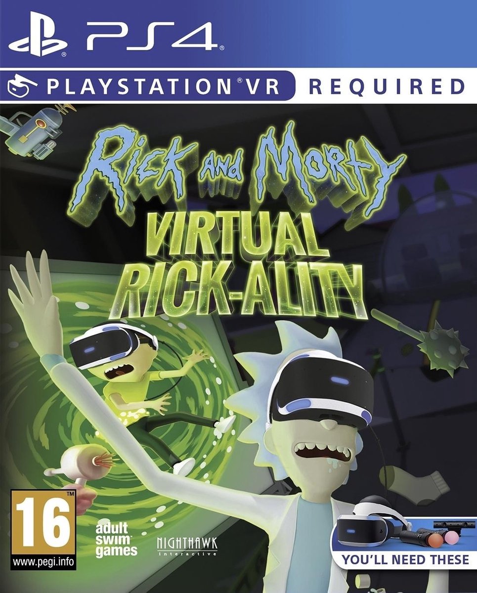 Adult Swim Games Rick and Morty's Virtual Rick-Ality (PSVR Required)