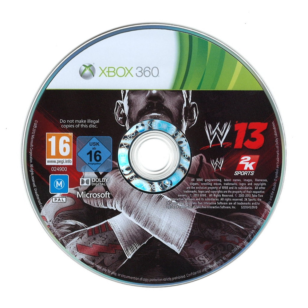 2K Games WWE '13 (losse disc)