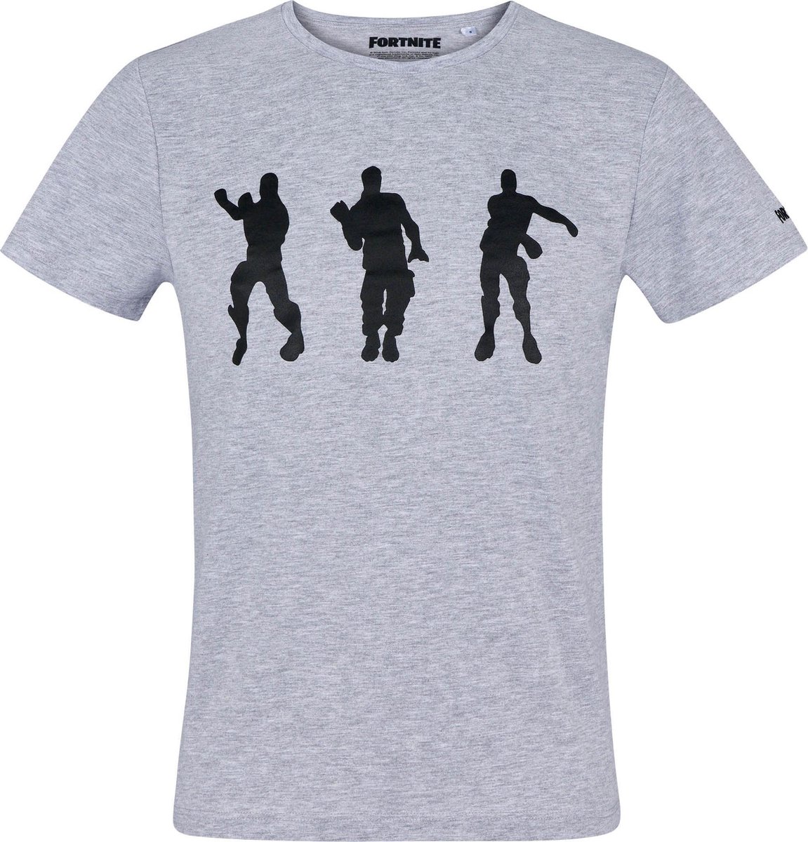 Hole in the Wall Fortnite - Fresh Dance Grey T-Shirt