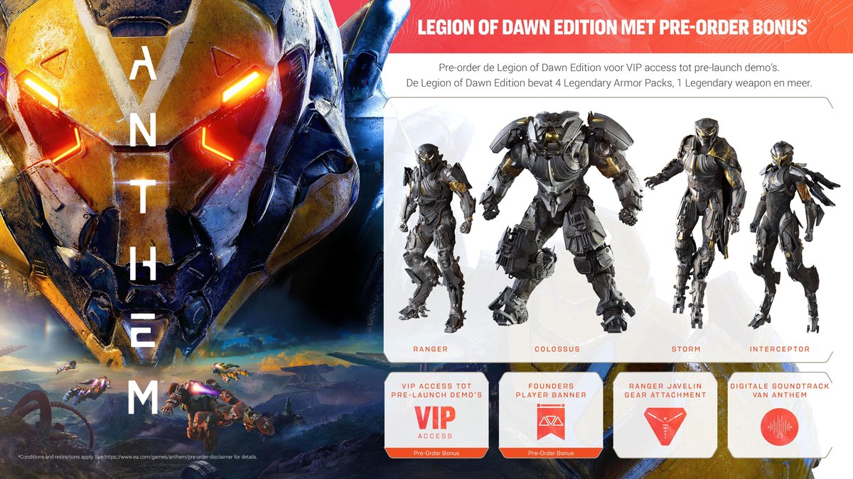 Electronic Arts Anthem Legion of Dawn Edition