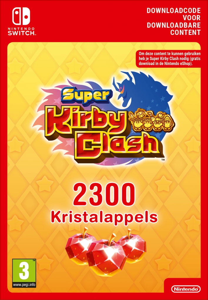 Nintendo Super Kirby Clash 2300 Gem Apples