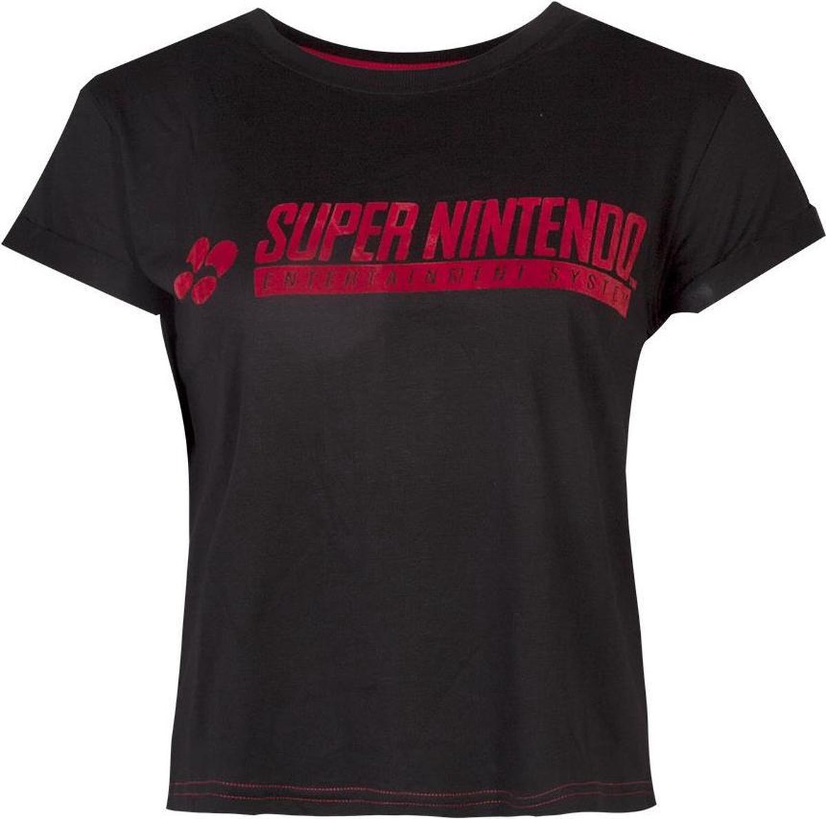 Difuzed Nintendo - Super Nintendo Women's Cropped T-shirt