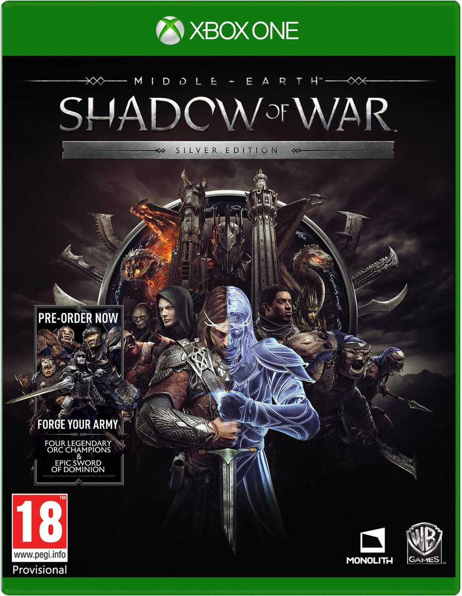 Middle-Earth: Shadow of War Edition - Silver