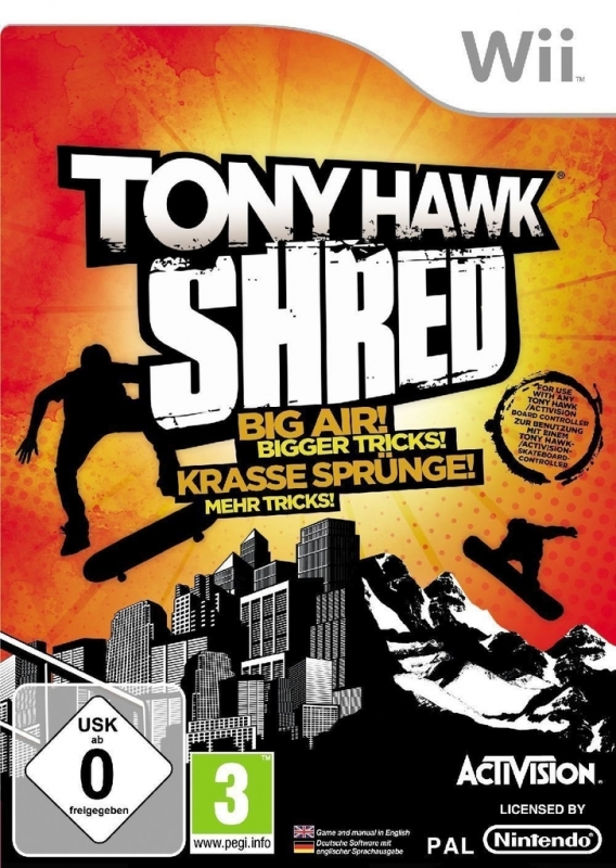 Activision Tony Hawk Shred (Game Only)