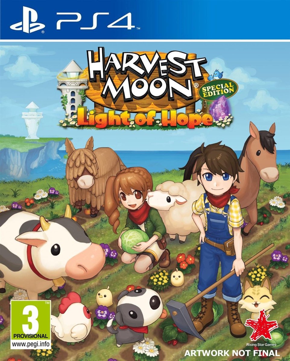 Rising Star games Harvest Moon Light of Hope Special Edition