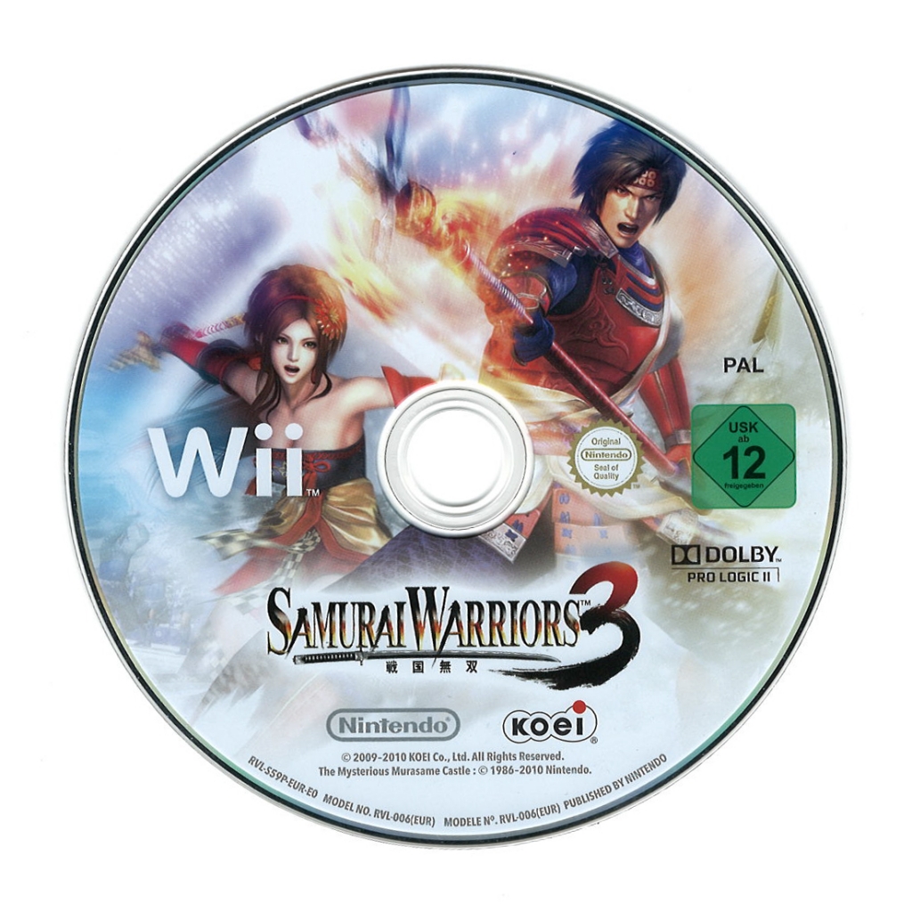 Koei Tecmo Samurai Warriors 3 (losse disc)