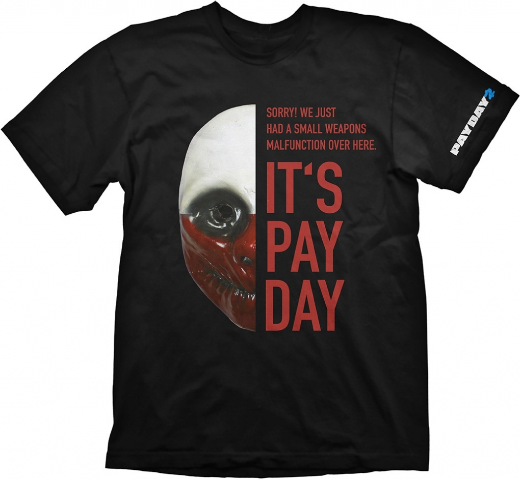 Gaya Entertainment Payday 2 T-Shirt Wolf Mask