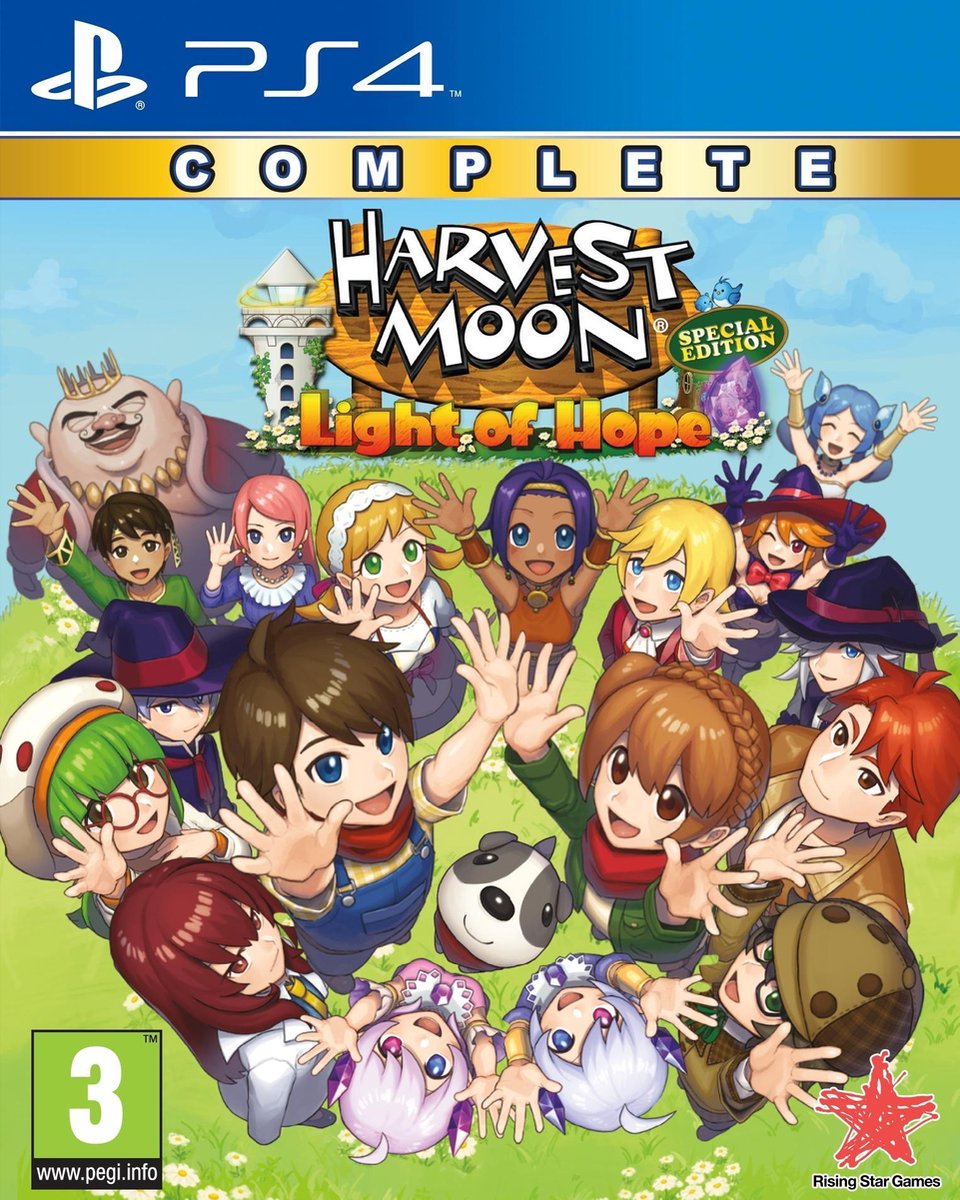 Rising Star games Harvest Moon Light of Hope Complete Special Edition