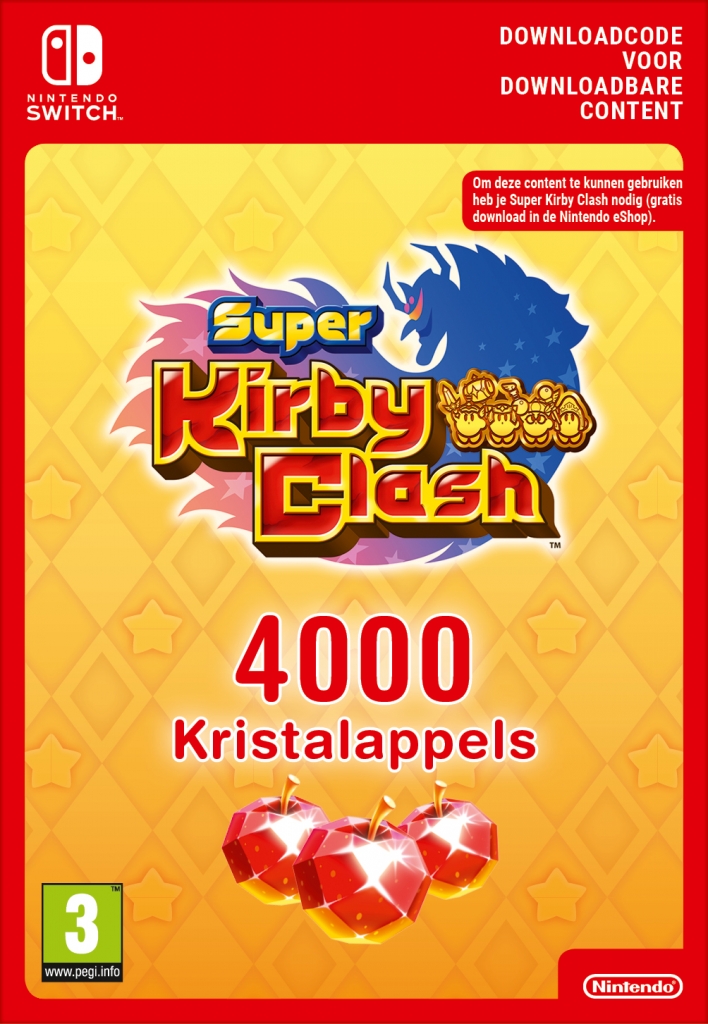 Nintendo Super Kirby Clash 4000 Gem Apples