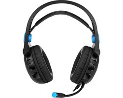 Phoinikas H4 - High-End Pro Gamer Headset met Licht en Variabele Band - Blauw