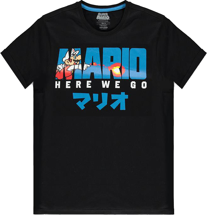 Difuzed Nintendo - Super Mario Fire Mario Men's T-shirt